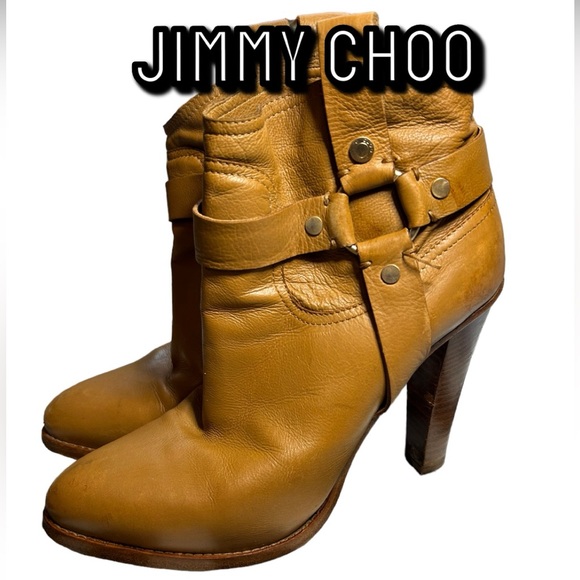 Jimmy Choo ankle boots Jimmy Choo western booties BOHO designer boots SZ 8 - Picture 1 of 16